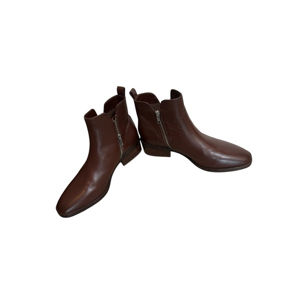 Women's Chelsea & violet sz9 brown ankle bootie like new - Picture 2 of 4